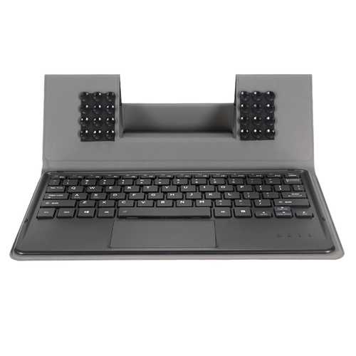 Universal Folding Stand Bluetooth Keyboard Case Cover for 9.6-10.6 Inch Tablets - Compatible with G10Max & More | Perfect for Work, Study & Travel