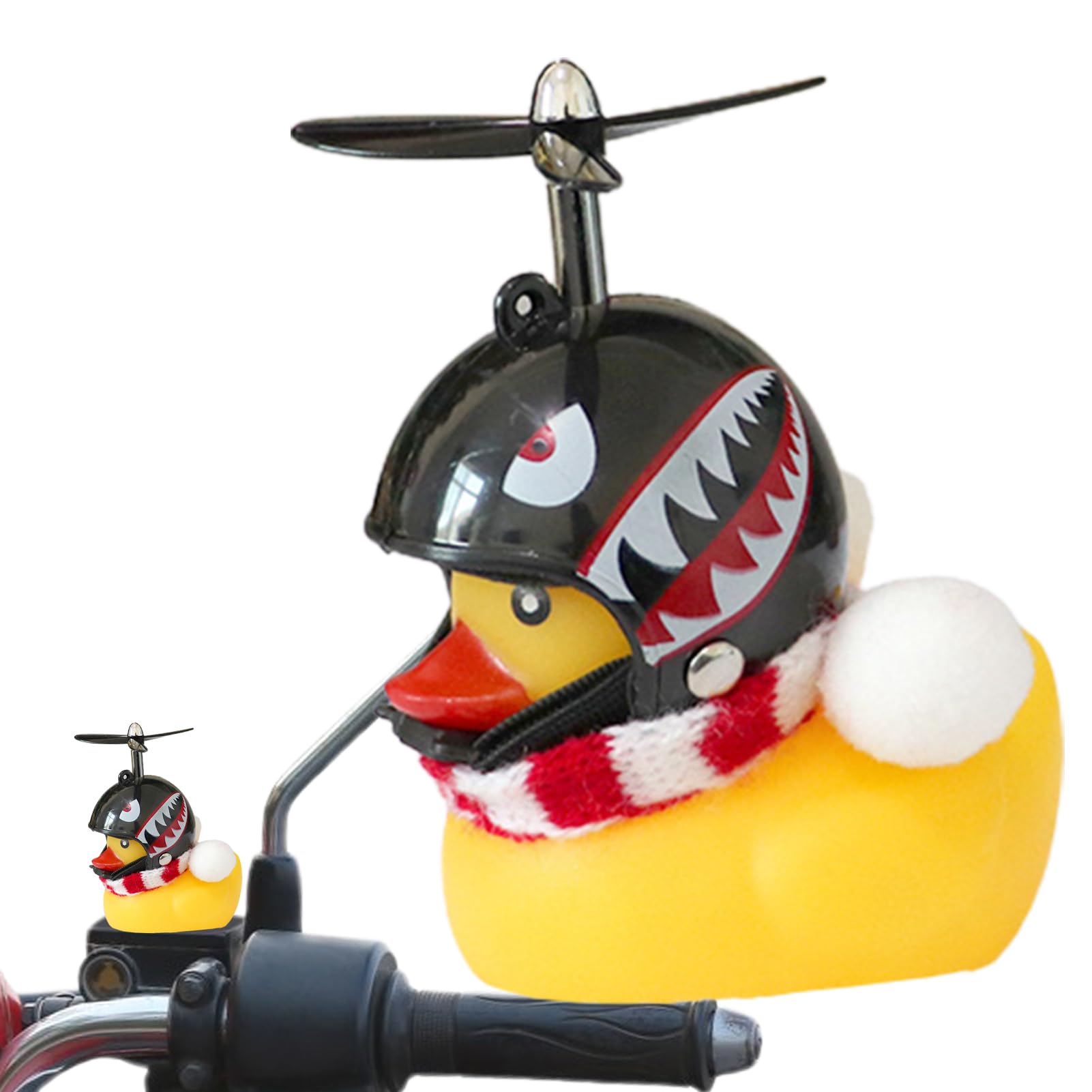 Rubber Duck Car Dashboard Decor - Cute Christmas Duck Ornament for Cars, Motorcycles & Electric Vehicles | Fun Dashboard Accessories for Holidays & Gifting