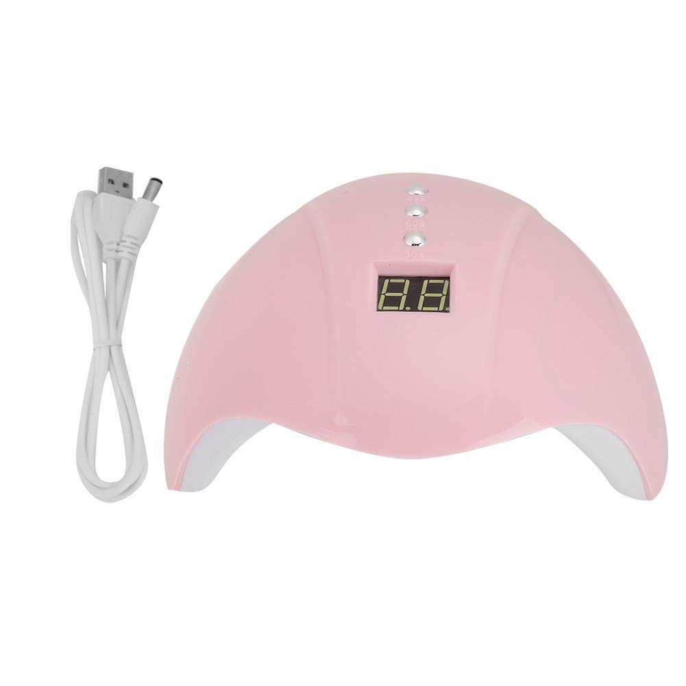 Professional LED Gel Nail Lamp for Fast Curing - Pink UV Nail Dryer with Timer for Salon & Home Manicure | Perfect for Gel Polish, Acrylic Nails & DIY Nail Art