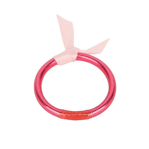 BuDhaGirl All Season Baby Bangle in BDG Pink - Stylish & Comfortable Bracelet for Infants - Perfect for Everyday Wear, Photo Shoots & Special Occasions