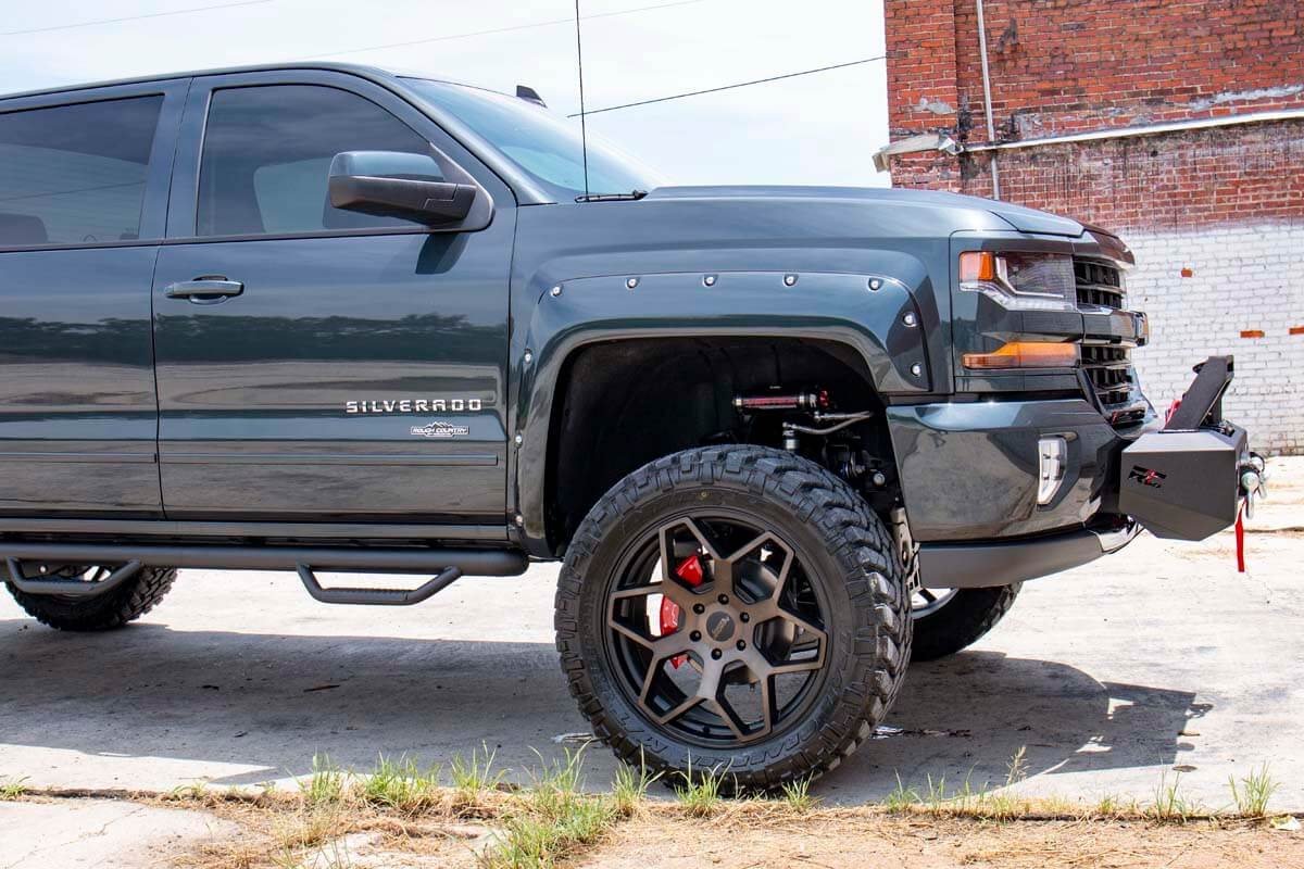 7 Inch Lift Kit with Brackets for Chevy/GMC 1500 (2014-2016) - Compatible with Vertex/V2 Shocks | Heavy-Duty Off-Road Suspension Upgrade for Trucks | Part #29857