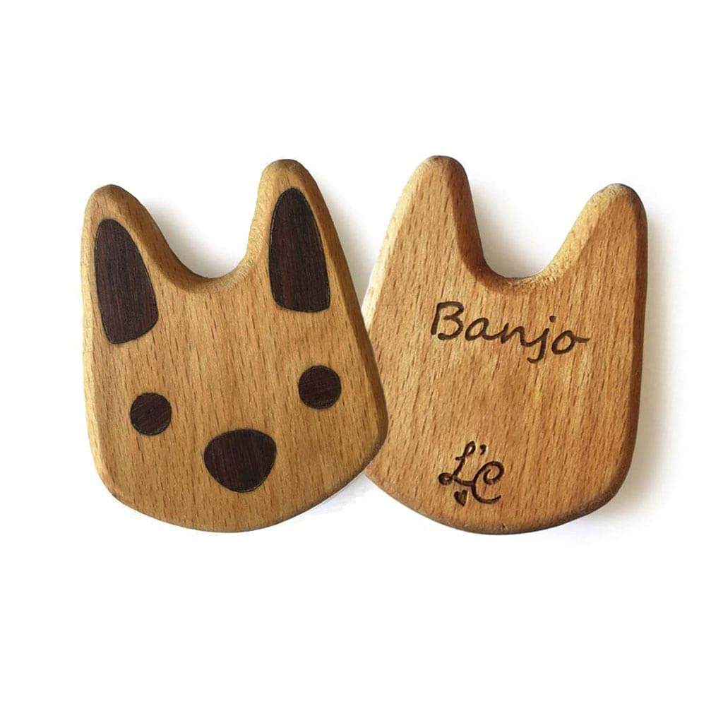 Natural Wooden Baby Rattle - Handmade Lil' Bunny Teether Toy for Newborns & Infants | Safe Non-Toxic Wooden Sensory Toy for Early Learning & Playtime
