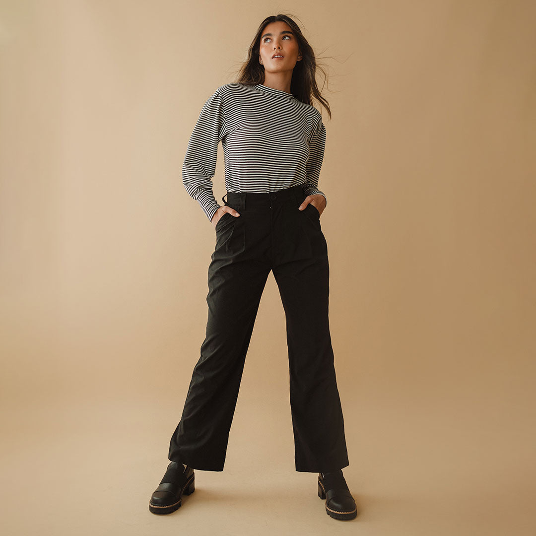 365 Jetsetter Black Pants - Comfortable & Stylish Travel Trousers for Men & Women | Perfect for Business Trips, Commuting & Casual Wear