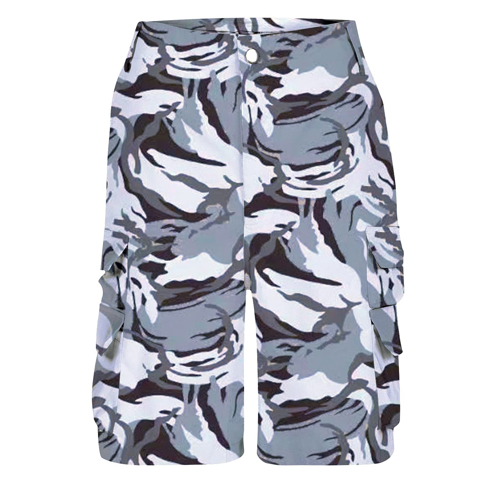 Alalaso Men's Summer Cargo Shorts - Breathable Workout Shorts with Drawstring for Jogging, Sports & Outdoor Activities - Perfect for Gym, Running & Casual Wear