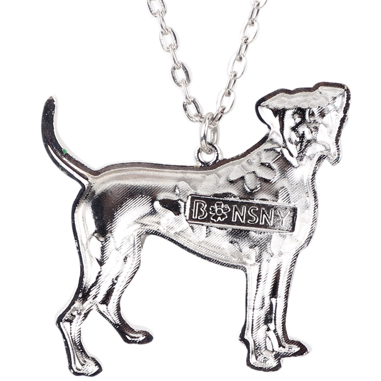 Floral Belgian Malinois Dog Pendant Necklace - Pet Jewelry Gift for Women Dog Lovers