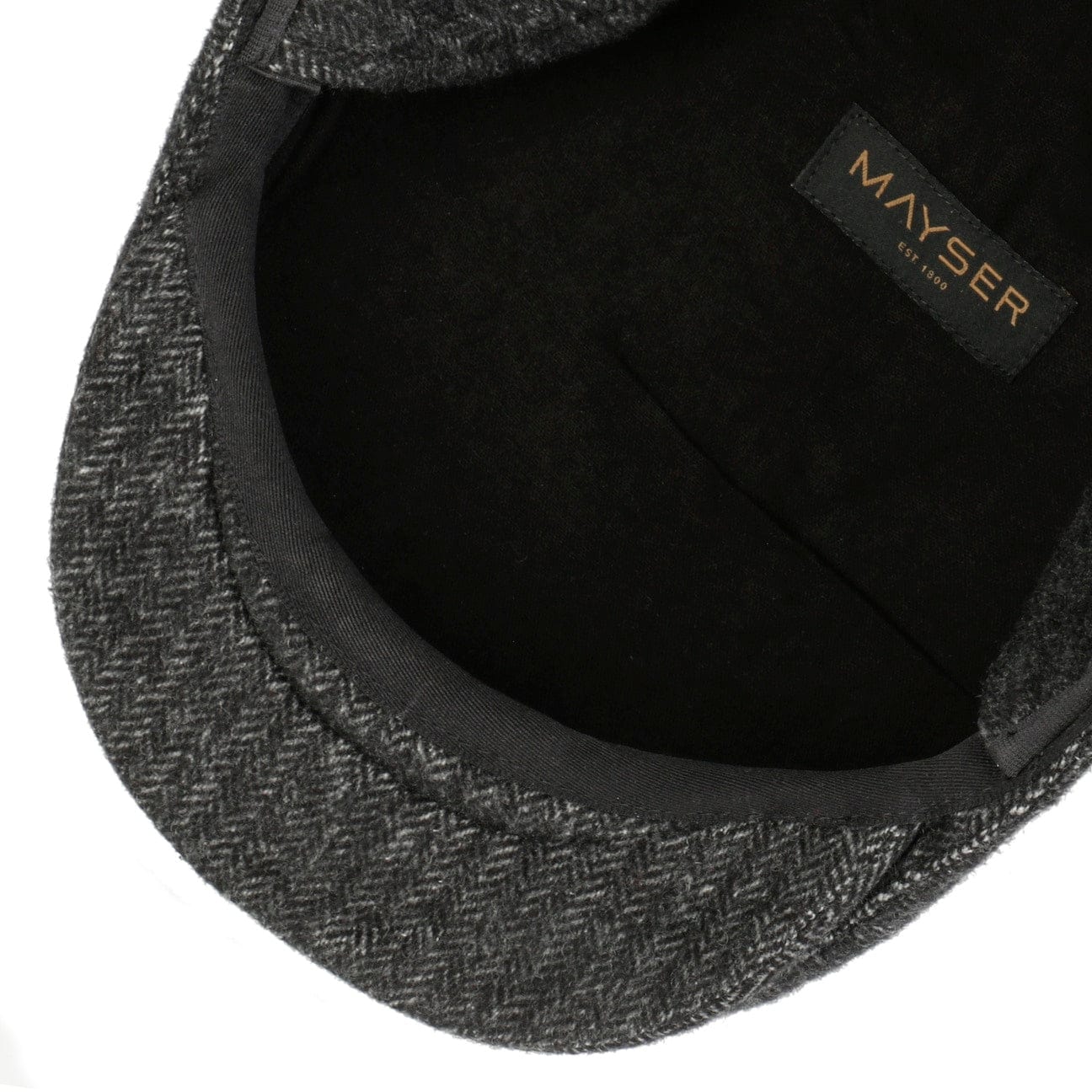 Mayser Sidney Plus Amaro Flat Cap - Stylish Wool Men's Hat for Casual & Outdoor Wear
