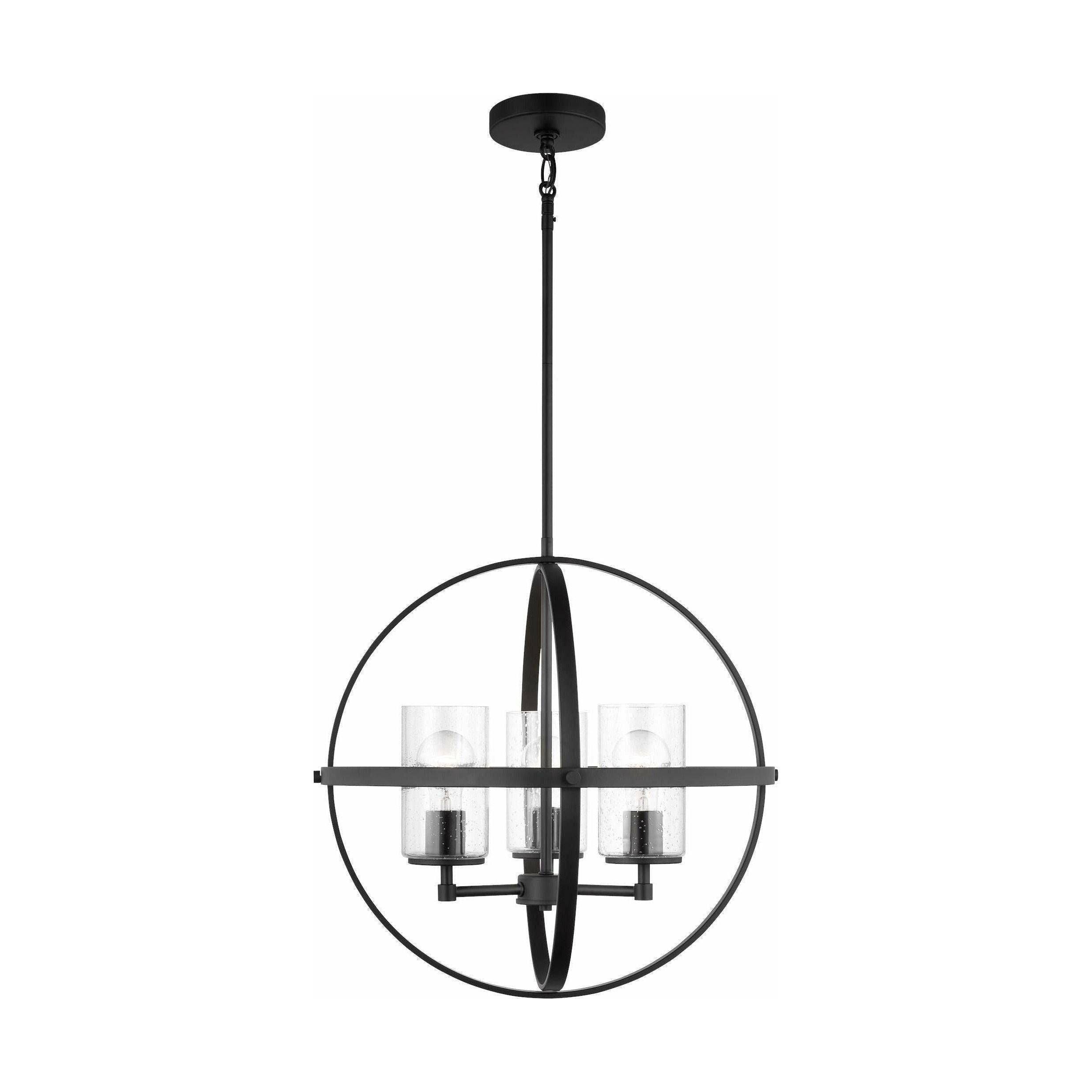 Alturas 3-Light Modern Chandelier with LED Bulbs Included - Elegant Ceiling Light Fixture for Dining Room, Bedroom or Living Room Decor