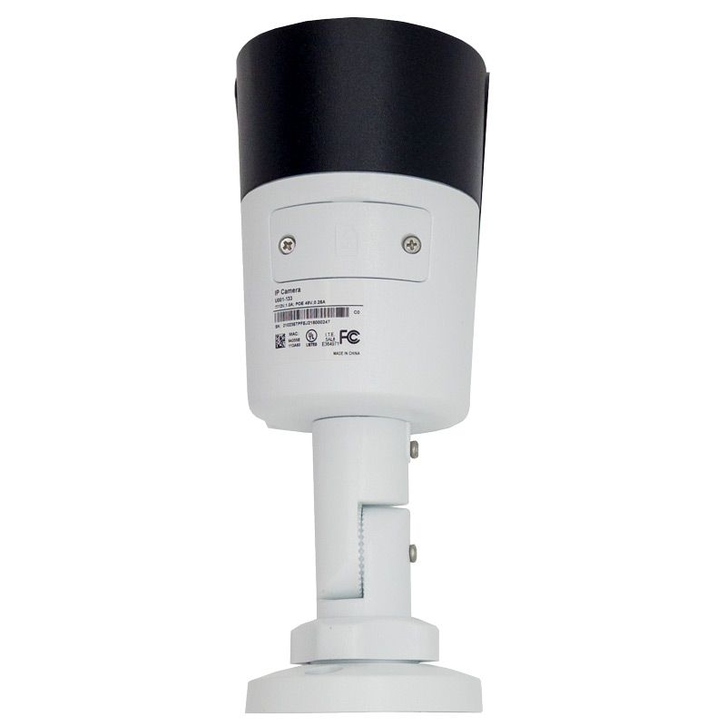 Alibi Vigilant Flex Series 8MP Starlight IP Mini Fixed Bullet Security Camera with Built-in Microphone - Outdoor/Indoor Night Vision Surveillance for Home & Business Protection