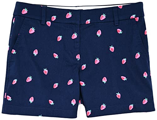 Navy Strawberry Print