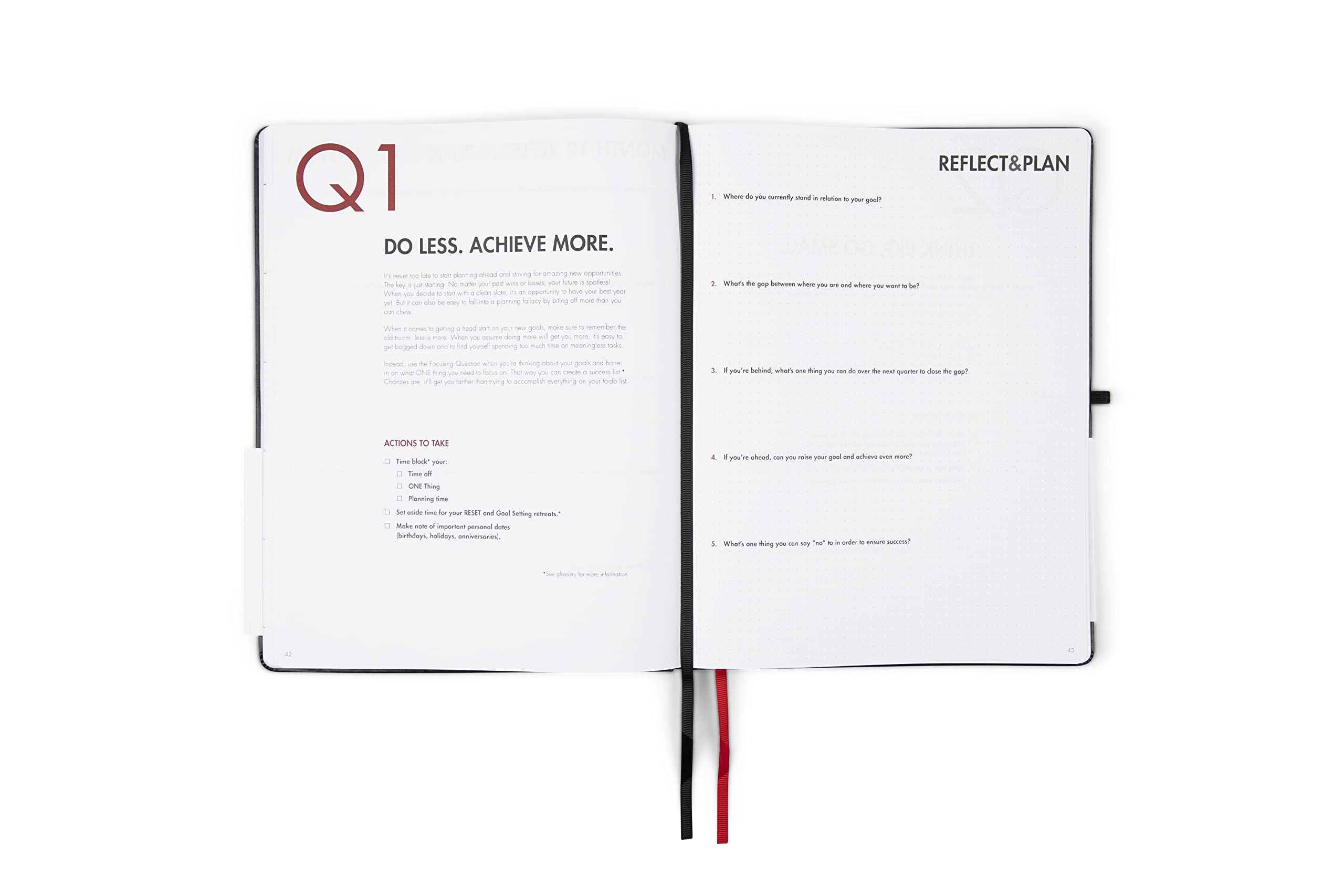 The ONE Thing 2024-2025 Undated Planner - Daily Weekly Monthly Productivity Organizer for Work, Business & Personal Goals | Perfect for Professionals, Students & Entrepreneurs to Boost Time Management & Achieve Success