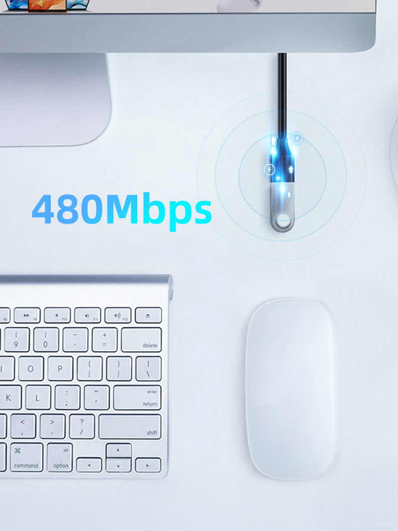 USB 2.0 A Male to A Female Extension Cable 2M/3M - High Speed Data Transfer for Computer, Printer, Scanner & Home Office Setup