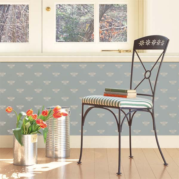 Bee Stencil for Crafts - The Buzz Allover Design | Perfect for DIY Projects, Wall Art, and Home Decor