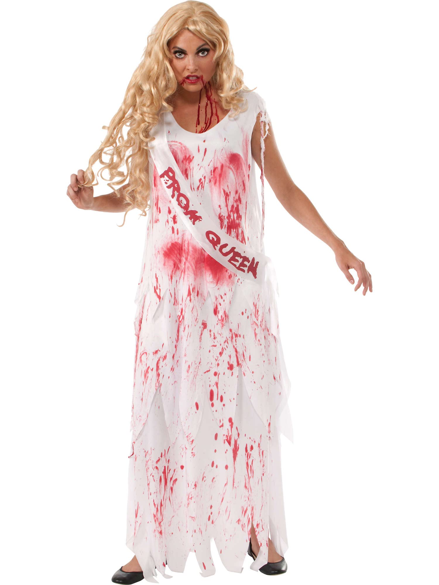 Rubie's Women's Bloody Prom Queen Halloween Costume for Adults - Scary Dress-Up Party Outfit for Horror Theme Events & Cosplay