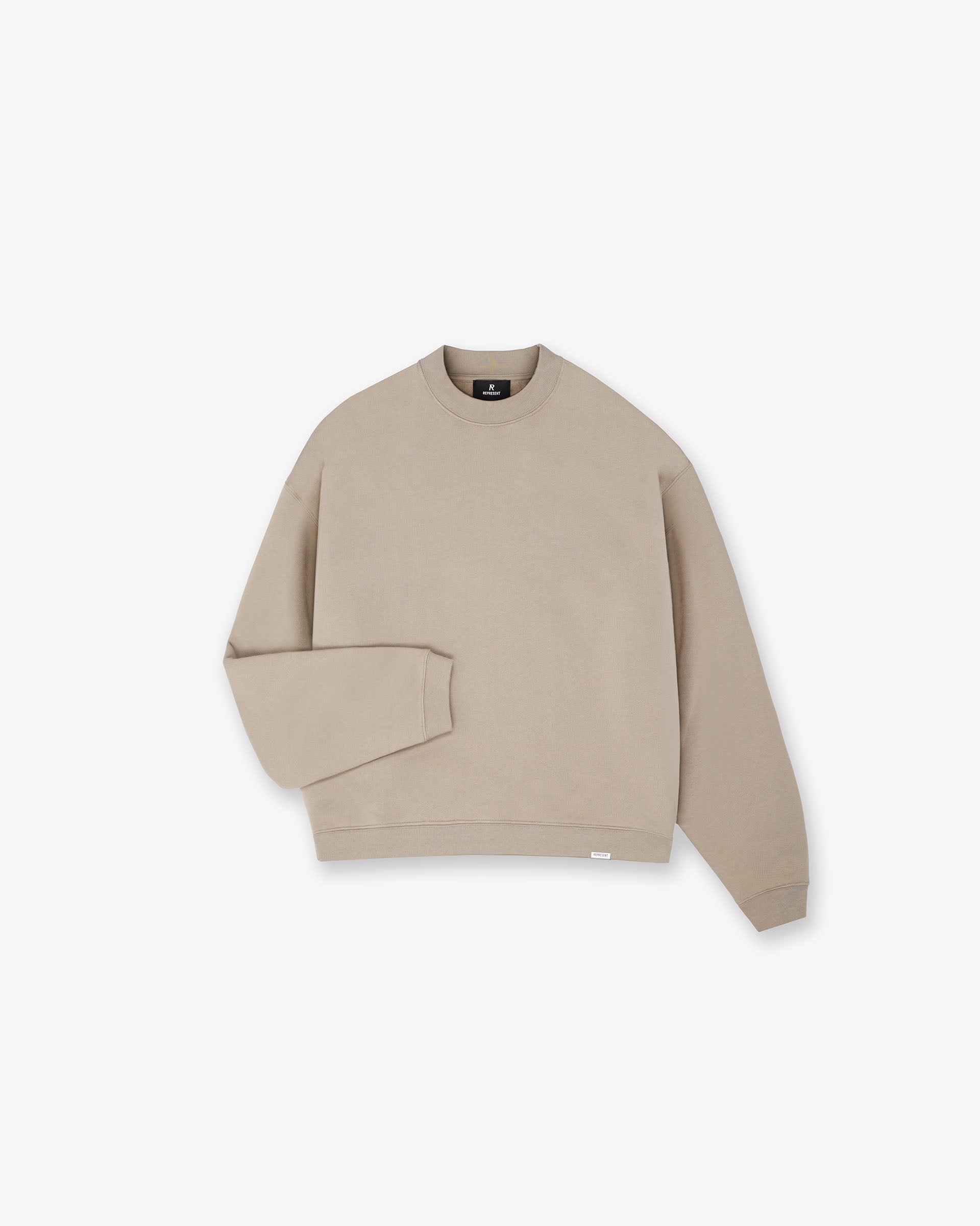 Initial Boxy Sweater in Dune Color | Oversized Knit Pullover for Women | Perfect for Casual Outfits, Fall Layering & Cozy Winter Wear