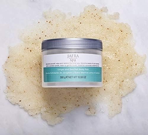 Organic Ginger & Sea Salt Body Scrub for Exfoliation & Relaxation - Spa Quality Skincare for Dry Skin, Detox & Stress Relief - Perfect for Home Spa, Self-Care & Gift Giving
