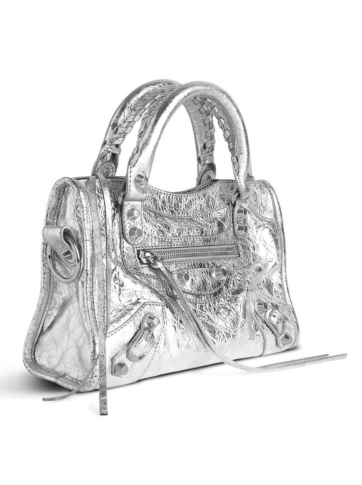 LE CITY MINI Women's Silver Crossbody Bag - Stylish & Lightweight Purse for Everyday Use, Work, and Night Out