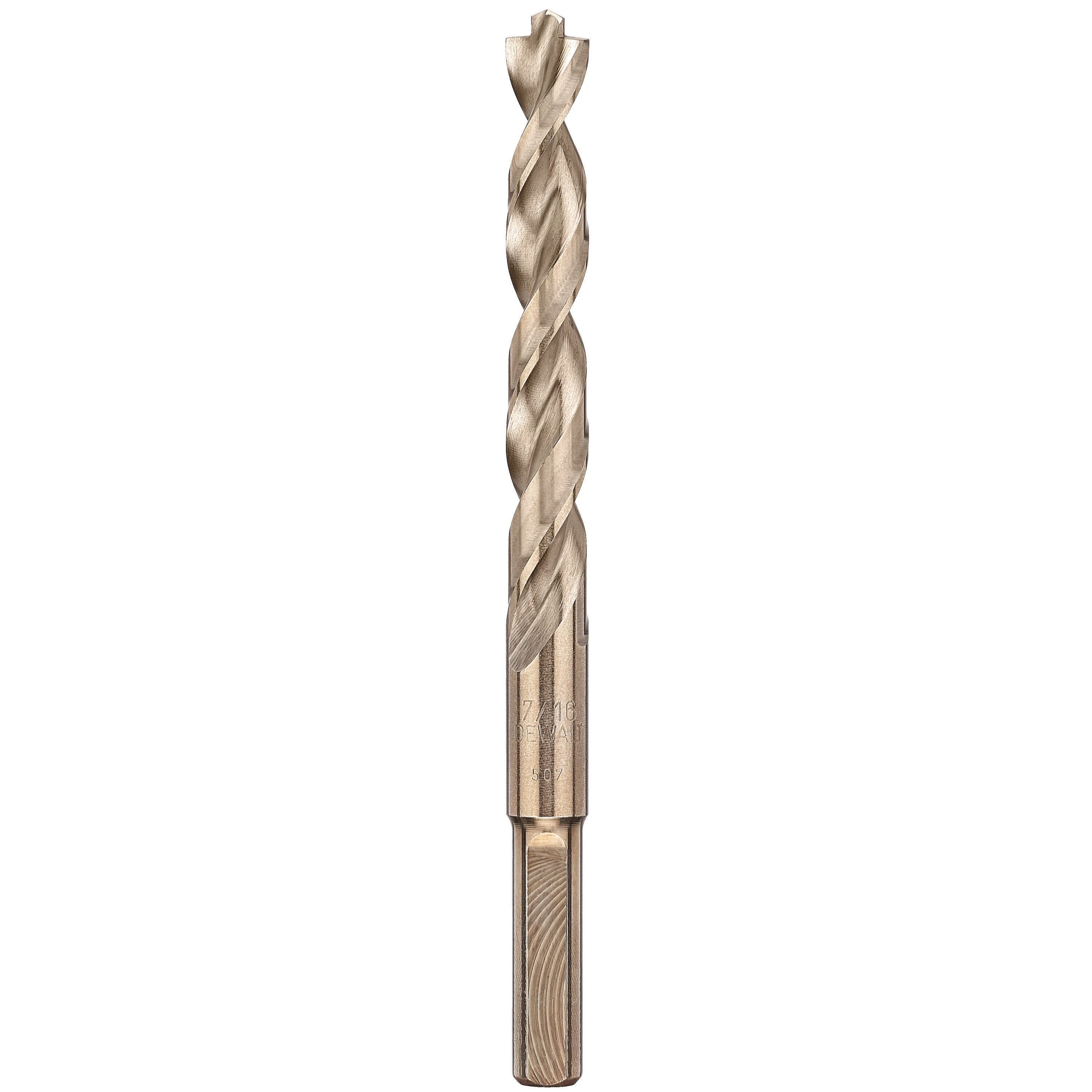 DEWALT 7/16 Inch Industrial Cobalt Drill Bit - DWA1228 - High Speed Steel for Metal, Wood & Plastic - Perfect for Construction, DIY & Professional Use