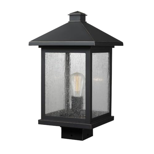 Portland - 1 Light Outdoor Post Mount Lantern in Coastal Style - 9.5