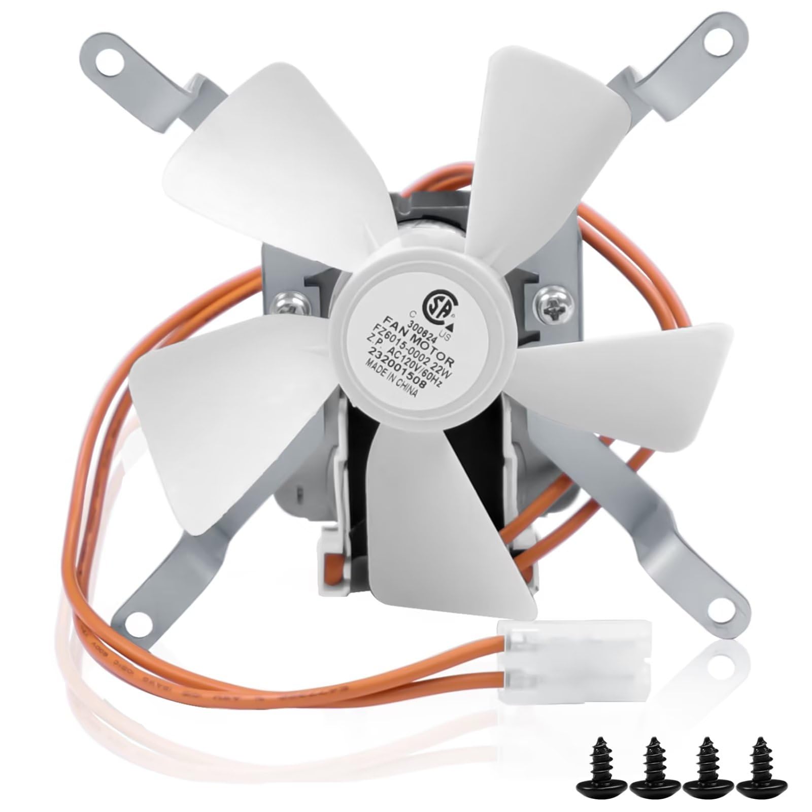 Upgraded AC120V 60Hz Grill Induction Fan Replacement Kit for Pit Boss, Traeger, Camp Chef & Z Grills Pellet Smokers - High Performance Combustion Fan Part for Wood Pellet Grills (Perfect for Backyard BBQs, Camping & Outdoor Cooking)