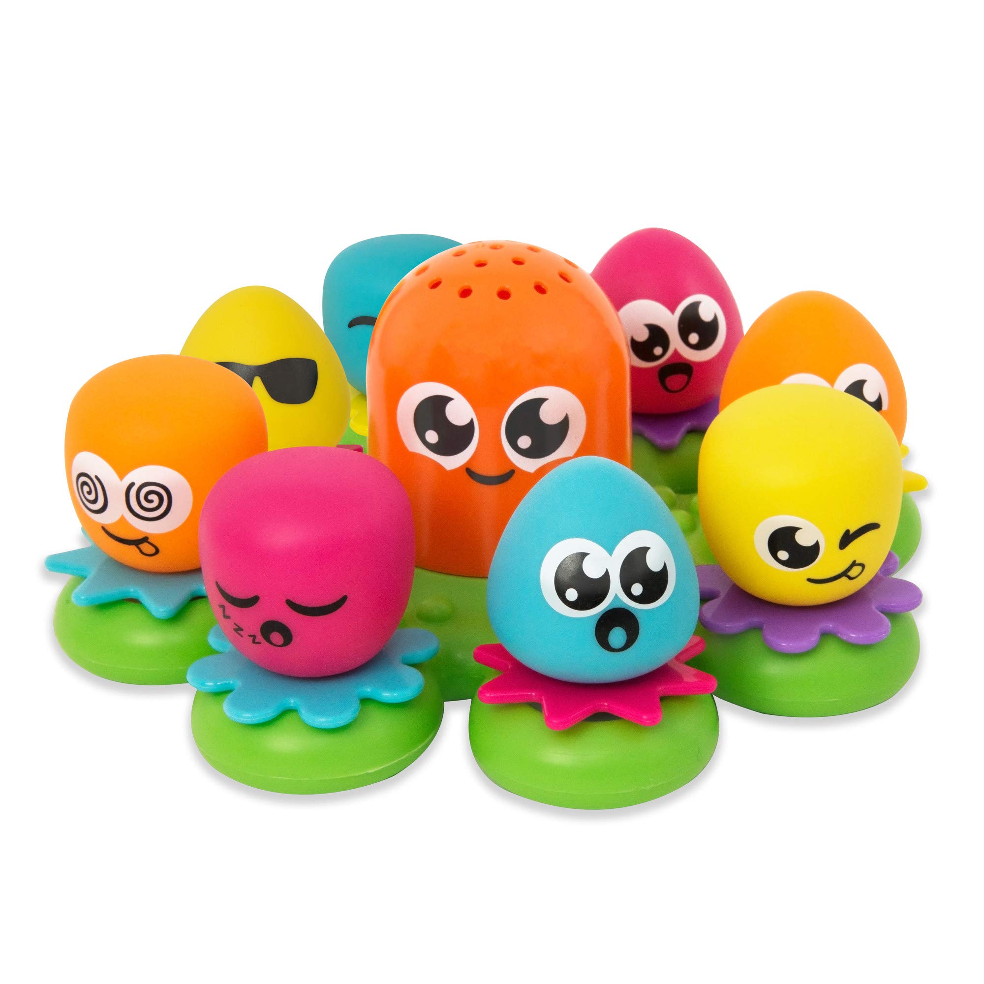 Toomies Floating Island Octopals Bath Toy Set - Fun Water Play for Babies & Toddlers - Perfect for Bathtime, Pool, and Beach Adventures