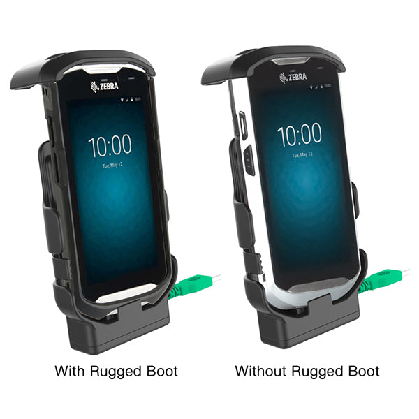 RAM Form-Fit Powered Cradle for Zebra TC51/TC52/TC56/TC57 (RAM-HOL-ZE6U) - Secure Charging Dock for Retail, Warehouse & Mobile Workstations