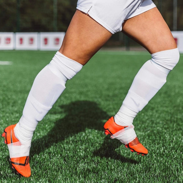 SportTape 5cm x 4.5m White Athletic Sock Wrap - Perfect for Running, Soccer & Basketball Support