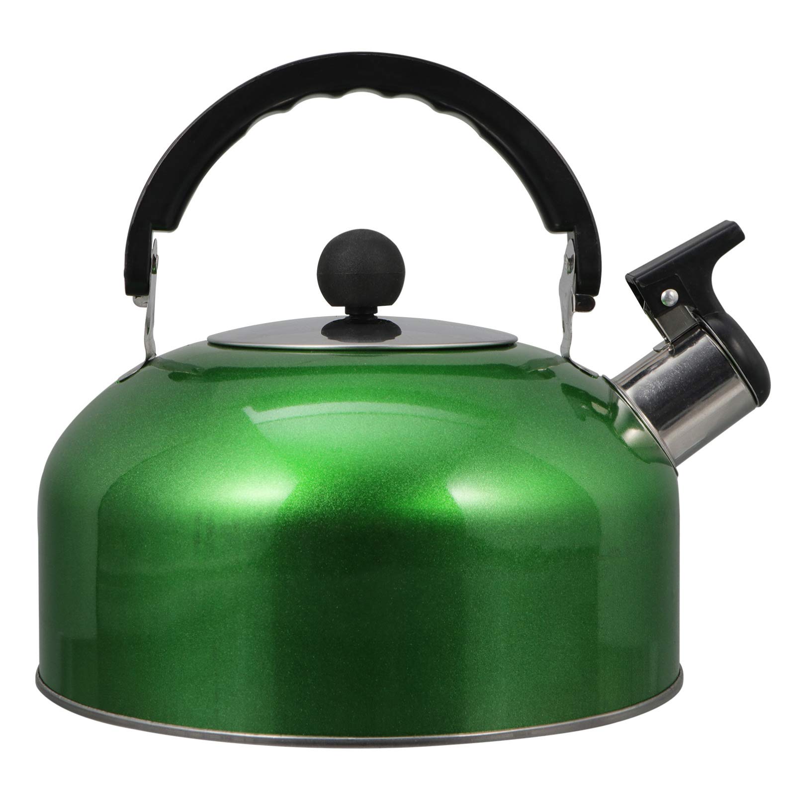 DOITOOL 3L Stainless Steel Whistling Tea Kettle - Classic Stovetop Water Boiler Pot for Green & Black Tea - Perfect for Home, Camping & Office Use