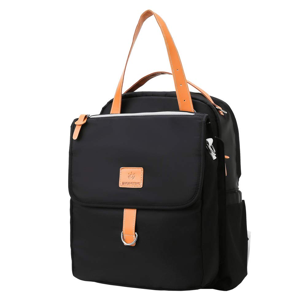 **Baby Diaper Backpack - 2-in-1 Convertible Nappy Bag with Insulated Pockets, Large Travel Backpack for Moms & Dads, Perfect for Daycare, Outings & Outdoor Adventures**