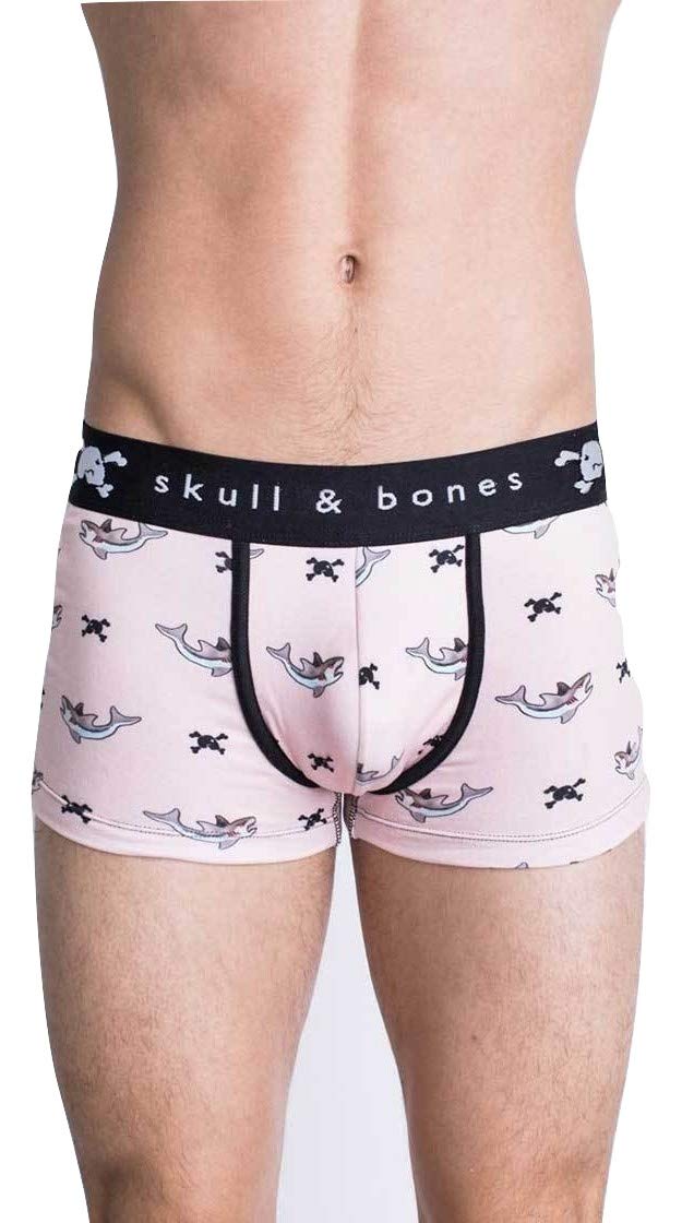 Skull and Bones Classic Trunk Underwear - SB02 | Premium Cotton Men's Briefs for Comfort & Style | Perfect for Casual Wear, Gym & Everyday Use
