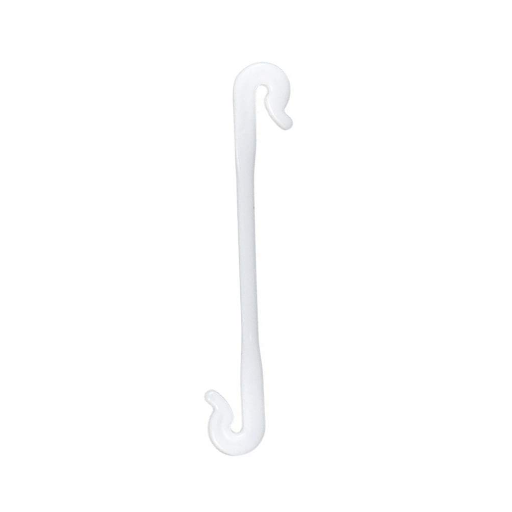 300pcs Garden Plant Clips - White Vegetable Fixing Hooks for Vine, Stem & Branch Support | Ideal for Tomatoes, Grapes, Cucumbers & Climbing Plants | Durable Plant Fasteners for Secure Growth in Home Gardens & Greenhouses
