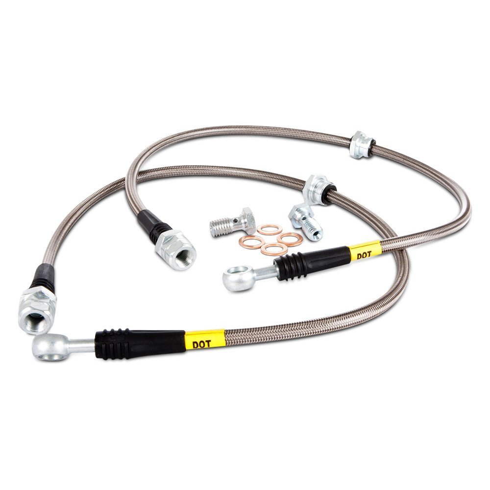 Stoptech Stainless Steel Brake Lines for 2002-2007 Subaru WRX - High Performance Brake Upgrade for Track & Street Racing