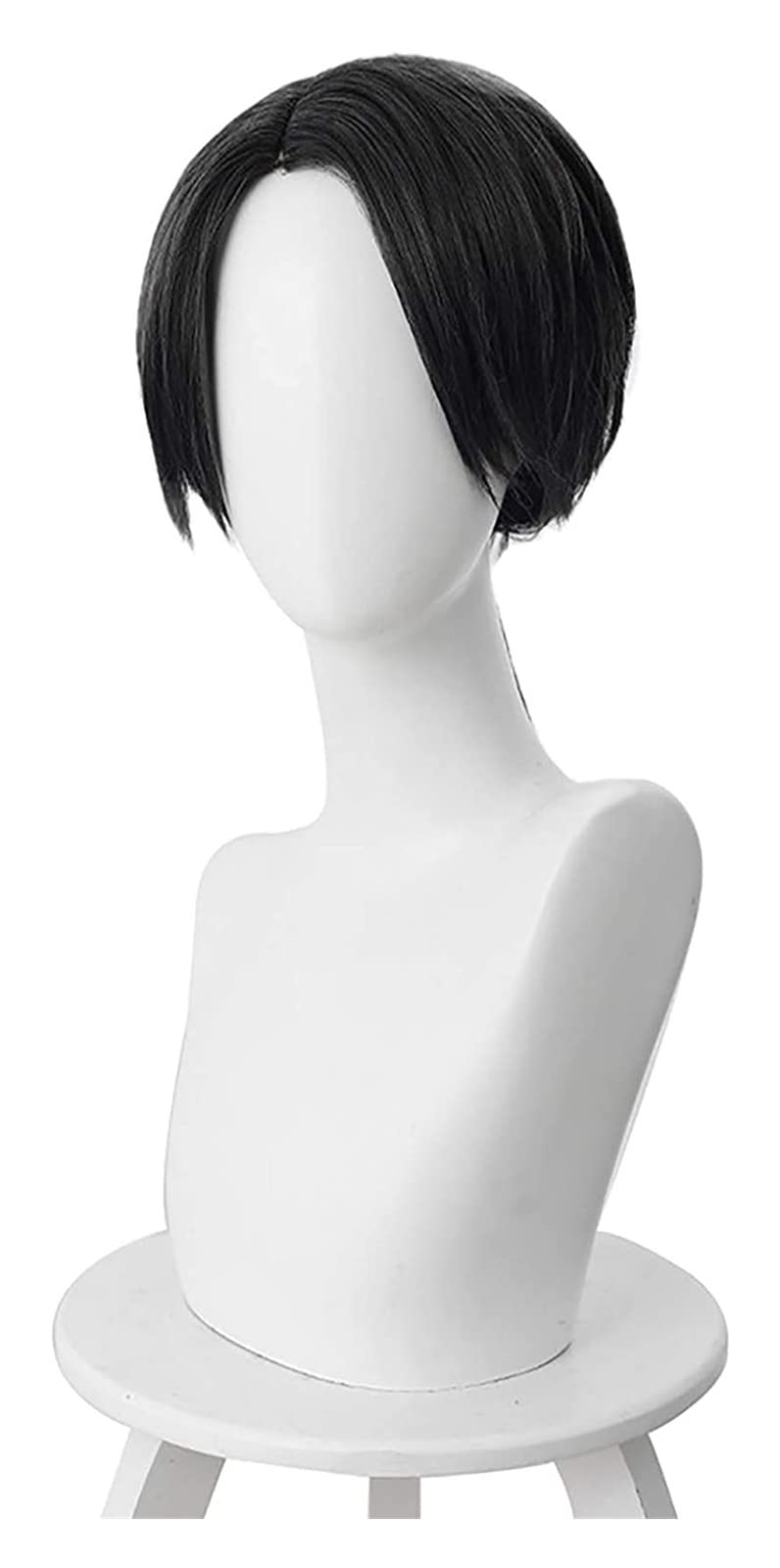 Identity V Embalmer Aesop Carl Cosplay Wig - Black Short Synthetic Hair Wig for Halloween, Cosplay & Costume Parties - Perfect for Anime Conventions & Themed Events