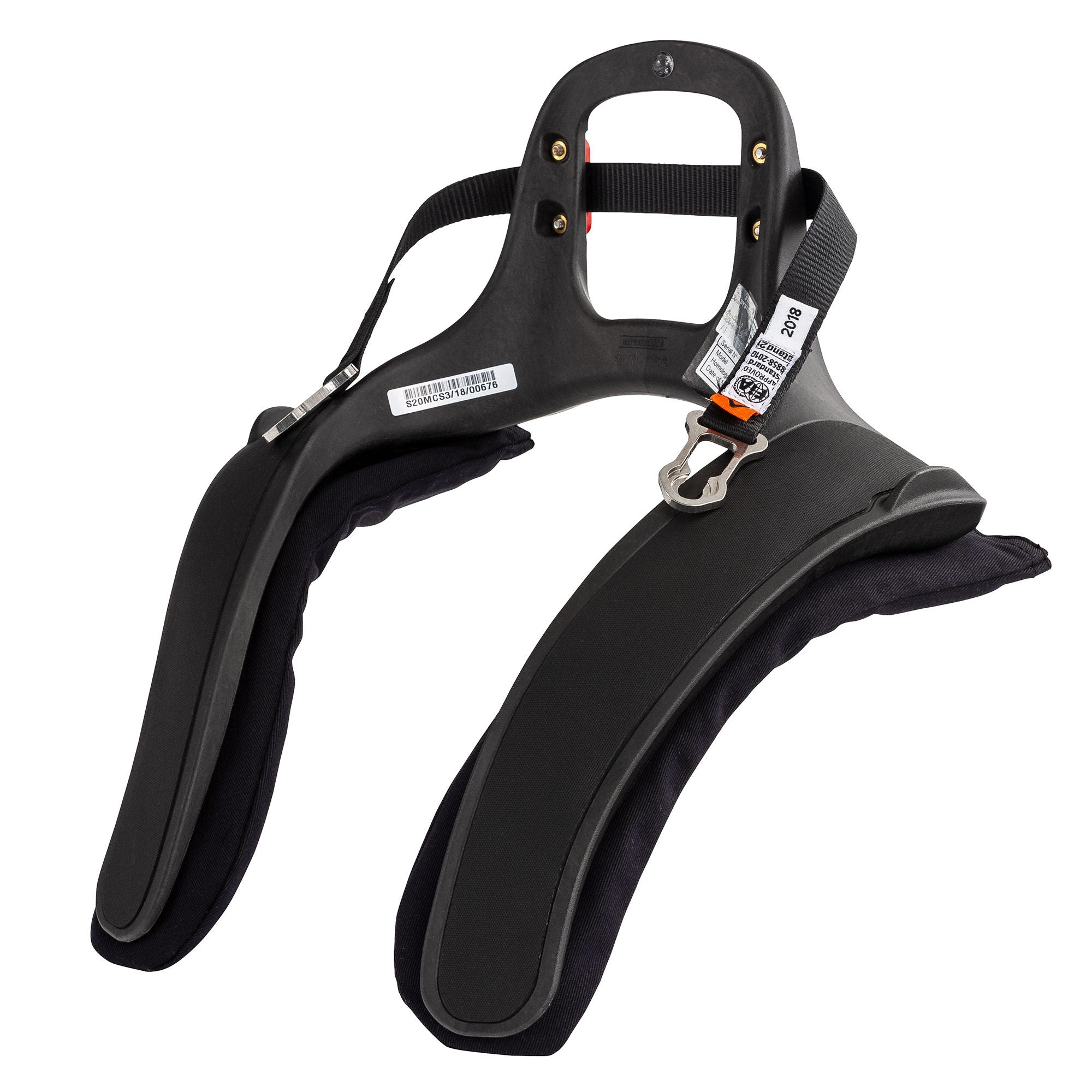 Stand21 FHR Club 3 Series Head and Neck Restraint Device - FIA & SFI 38.1 Certified Racing Safety Gear for Motorsports, Karting, and Track Days