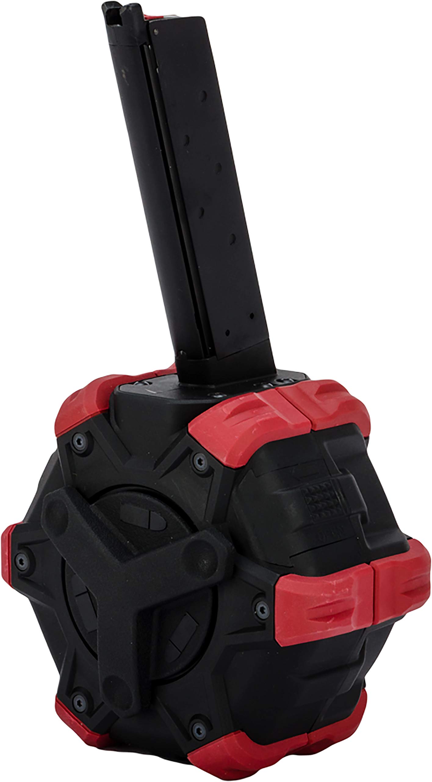 Evike AW Custom Adaptive Airsoft Drum Magazine - High Capacity 300 Rounds for GBB Pistols & Rifles - Perfect for Milsim, Target Practice & Airsoft Battles