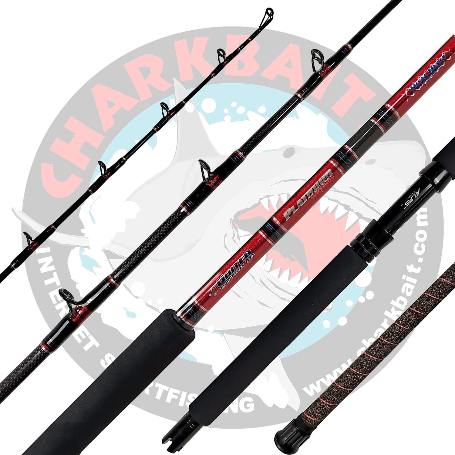 United Composites RCP Platinum Conventional Fishing Rods - High Performance Saltwater & Freshwater Fishing Rod for Offshore, Surf, and Pier Angling