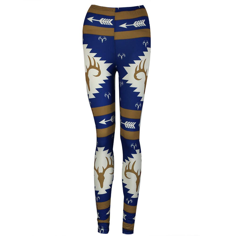Stylish Women's Printed Skinny Stretchy Leggings - Comfortable & Fashionable for Yoga, Workout, and Casual Wear