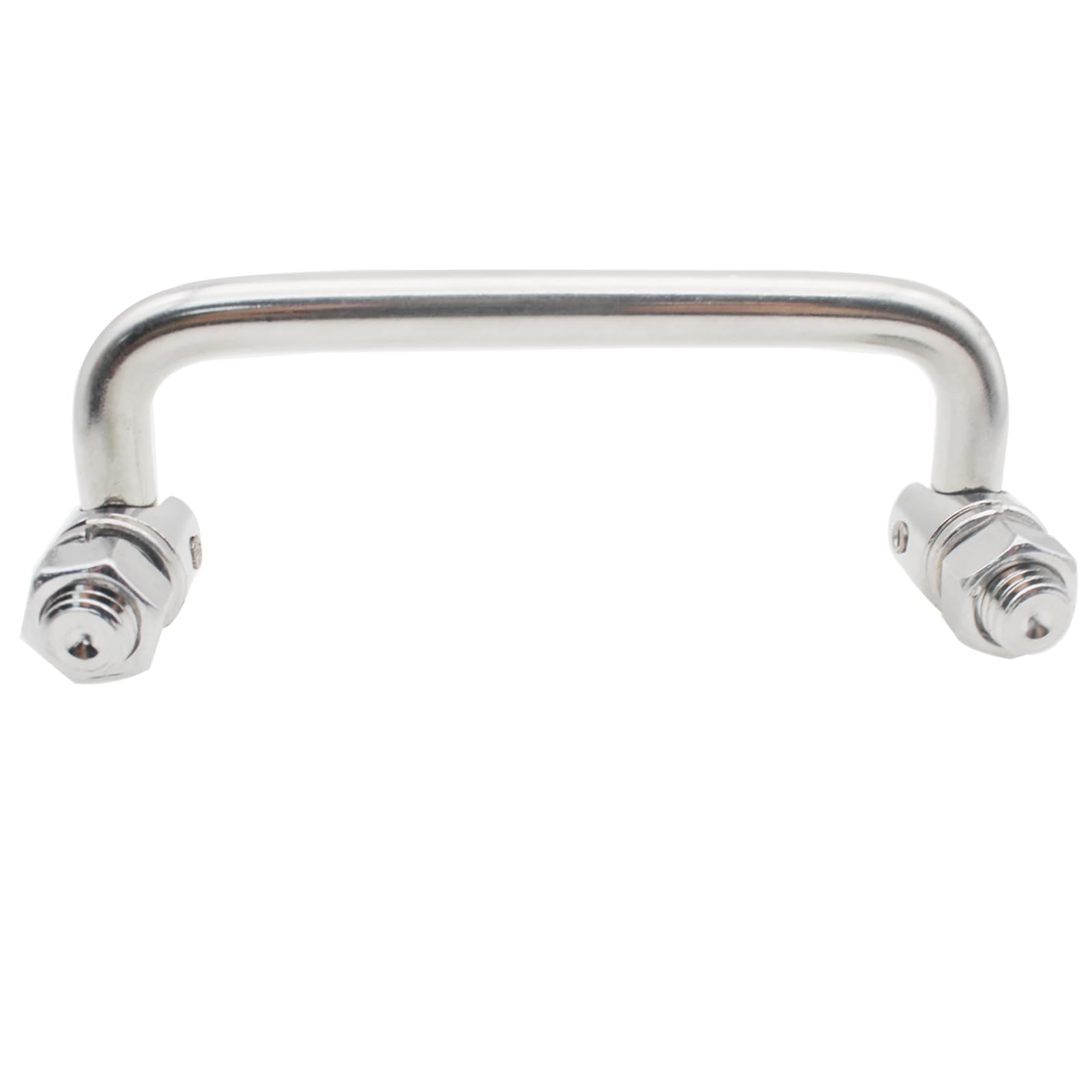 1 Pcs Stainless Steel Folding Pull Handle - U-Shape Toolbox & Cabinet Handle for Doors, Windows, Toolbox Hardware - Durable & Rustproof for Home, Garage & Workshop Organization