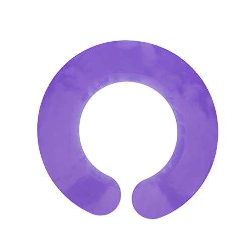 **Waterproof Silicone Hair Cutting Collar & Cape - Neck Shield for Hair Salon, Styling & Dyeing (Purple) - Perfect for Home & Professional Hairdressing**