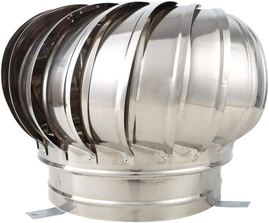 Rotating Chimney Cowl Cap 500mm - Anti-Downdraught Spinner Ventilator for Standard Chimney Pots | Weatherproof Roof Ventilation Solution for Homes & Fireplaces