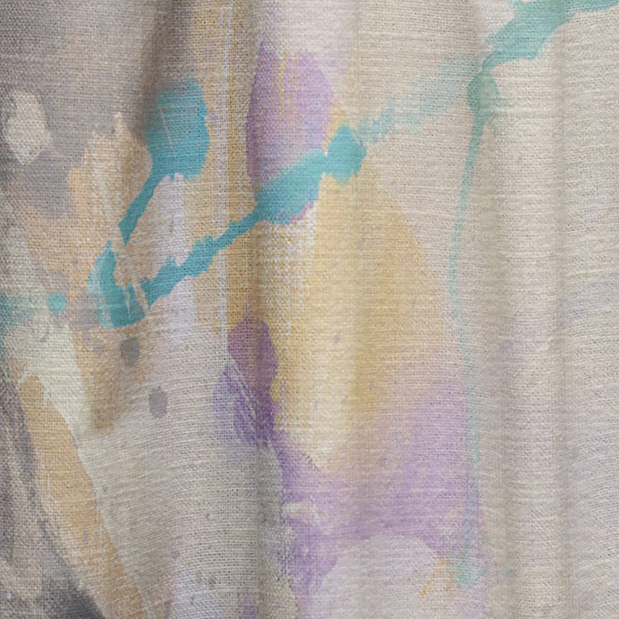 DesignQ Spring Minimalist Confetti I Thermal Insulated Curtains - Single Panel 52x63 Inches - Blackout Drapes for Bedroom & Living Room - Perfect for Home Decor, Privacy & Light Control