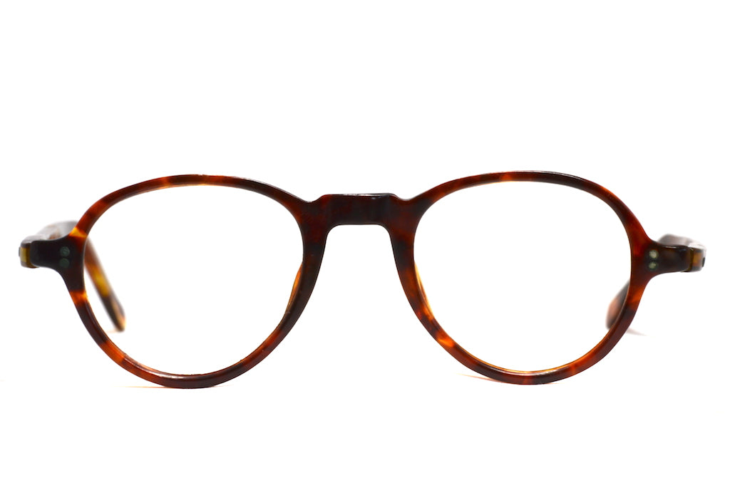 Vintage 1940s Round Tortoise Shell Sunglasses - Retro Classic Eyewear for Women & Men - Perfect for Costume Parties, Themed Events & Vintage Fashion