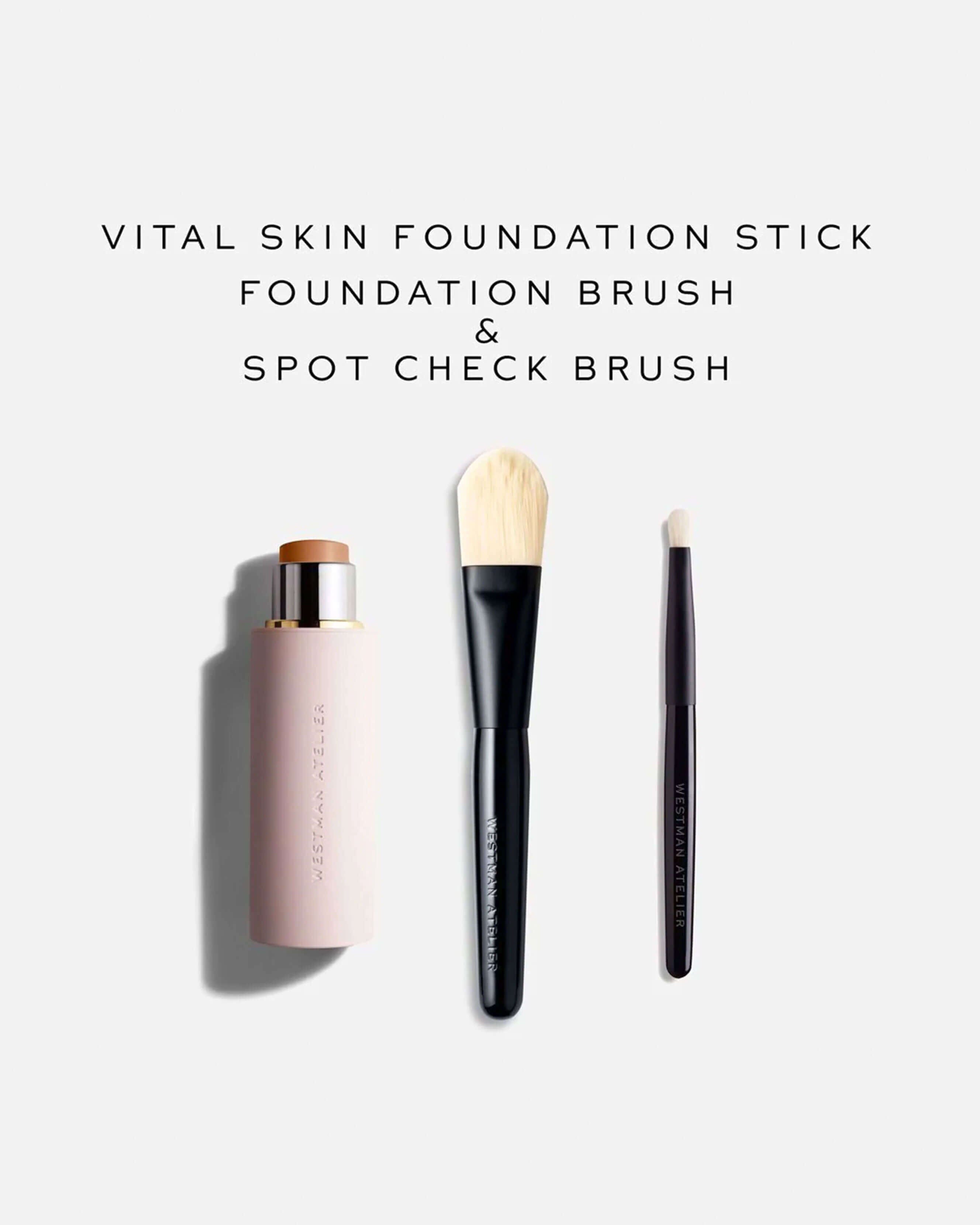 Spot Check Brush - Professional Makeup Brush for Blending & Contouring | Perfect for Foundation, Concealer & Powder Application
