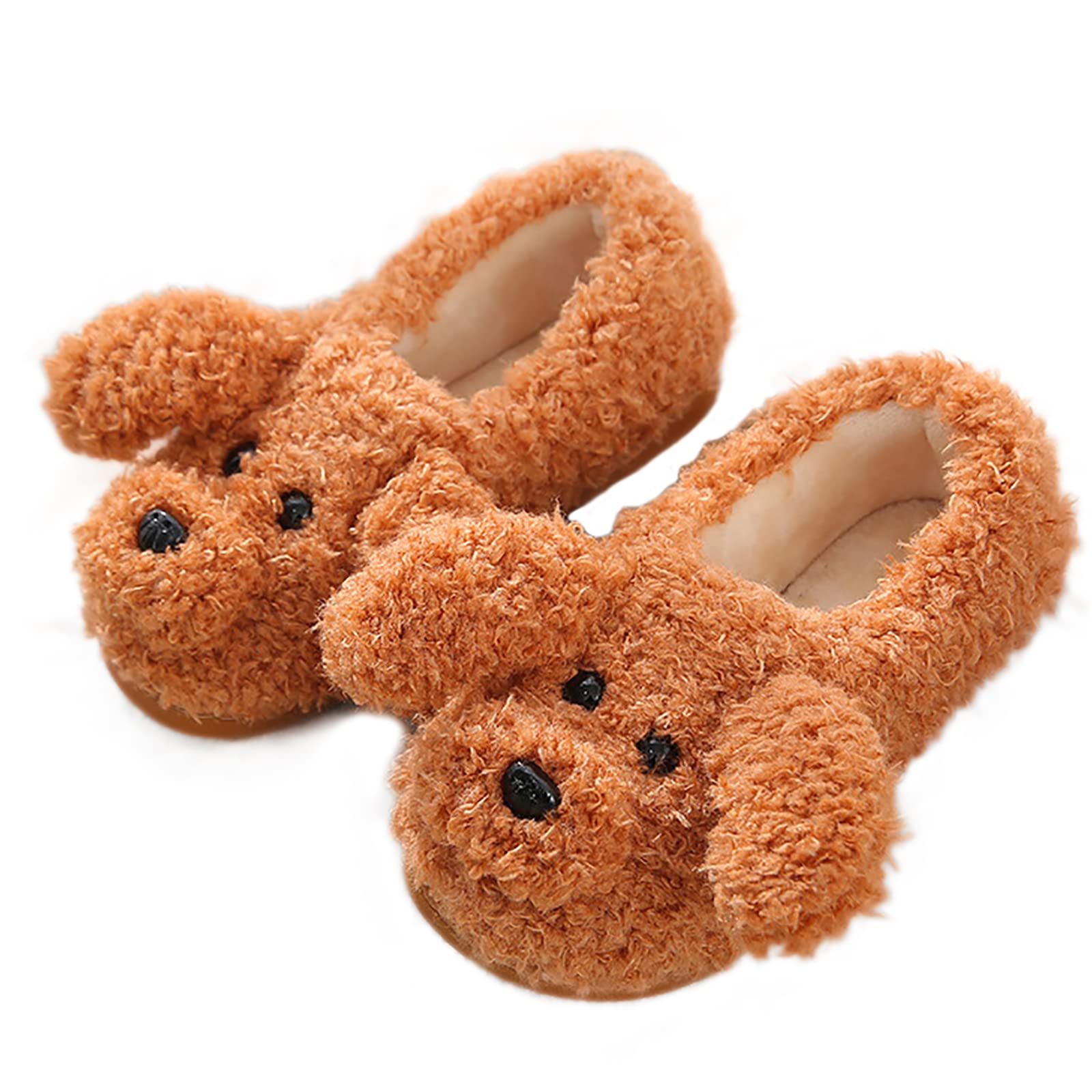 Women's Soft Fuzzy Animal Fleece Slippers - Warm Winter House Shoes with Non-Slip Sole for Indoor Comfort | Perfect for Relaxing at Home, Lounging & Cold Weather Coziness