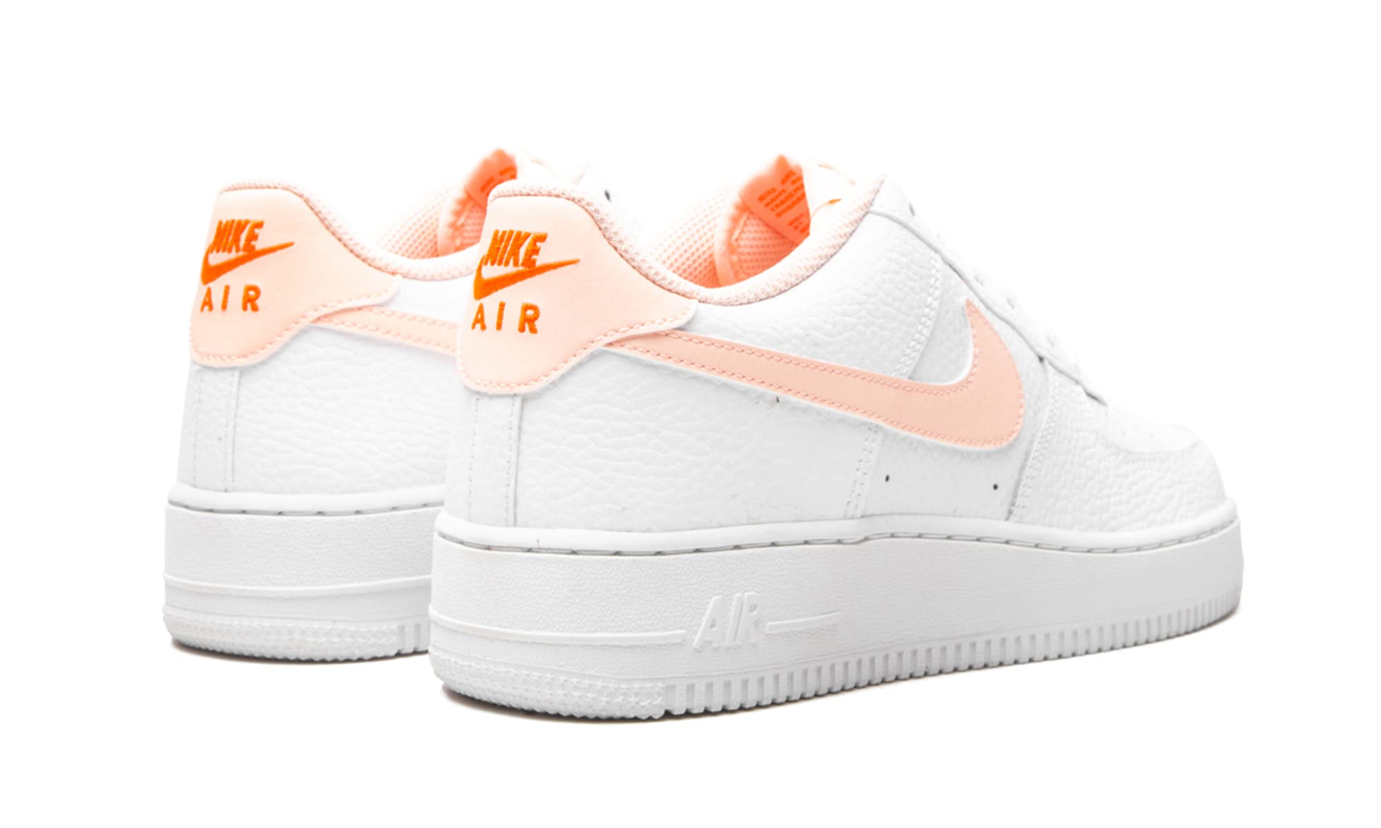 Nike Unisex Air Force 1 LE (GS) Sneakers for Kids - White/White - Comfortable & Durable Basketball Shoes for School, Sports & Casual Wear
