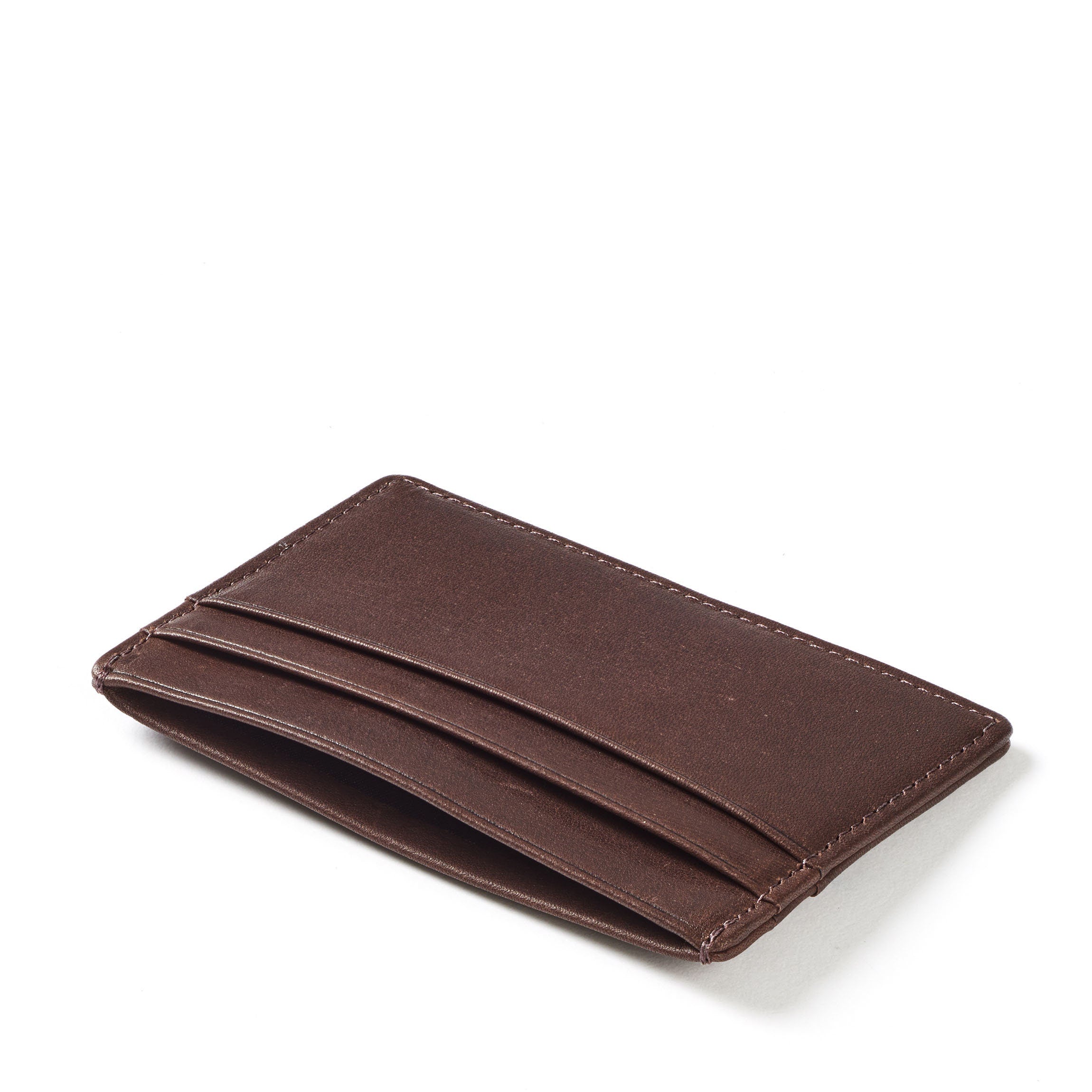 Slim Mahogany Card Holder Wallet - RFID Blocking Credit Card Case for Men & Women - Perfect for Travel, Business, and Everyday Use