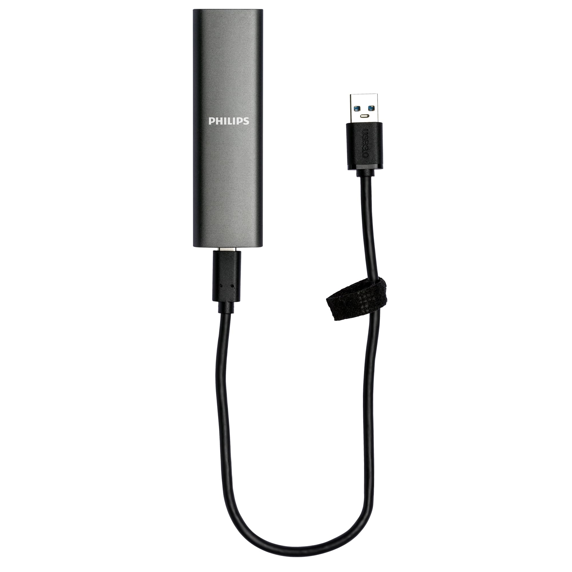 PHILIPS 1TB Portable External SSD - Ultra Fast SATA USB-C 3.1 Drive with 540MB/s Read & Write Speed - Aluminum Enclosure for Mac, PC, Laptop, Gaming & Photo Storage