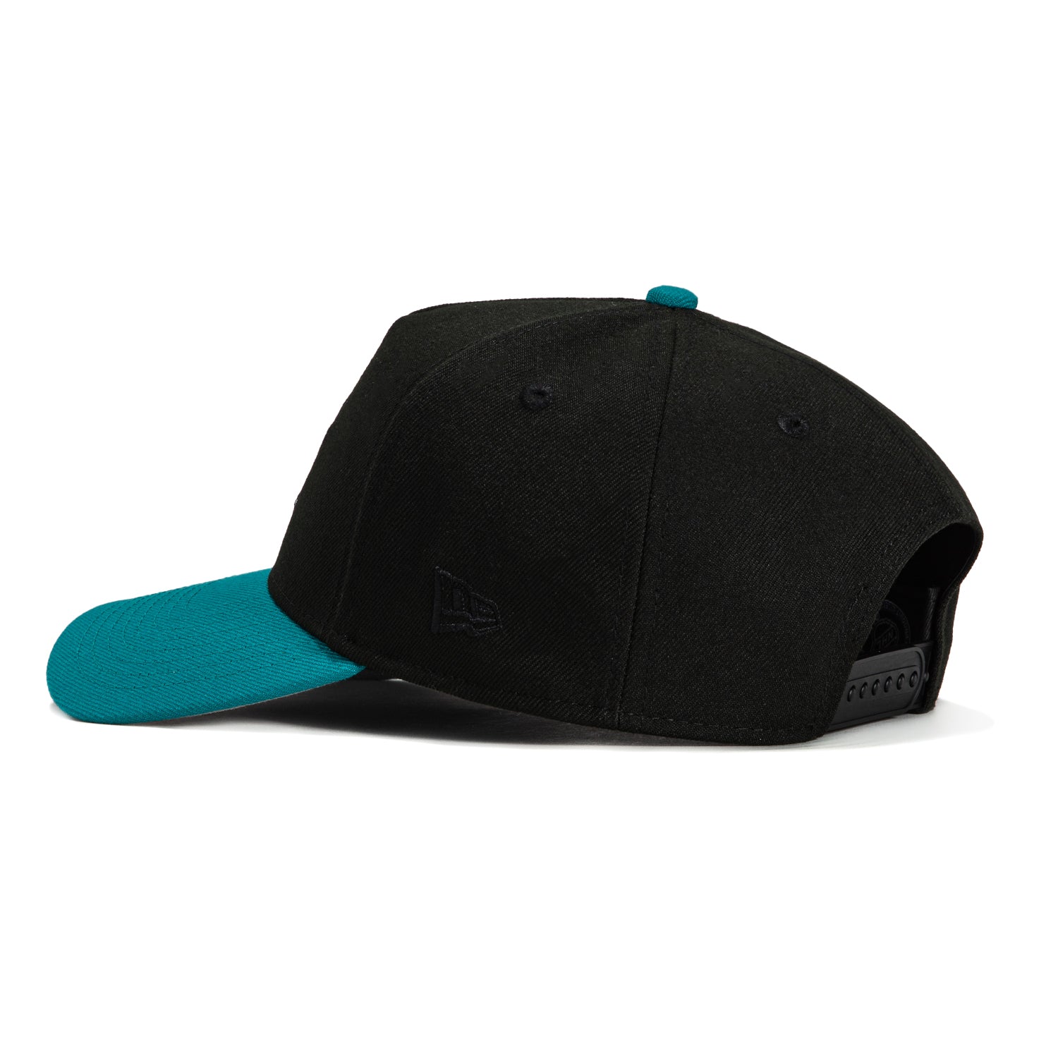 New Era 9Forty A-Frame San Jose Sharks Snapback Hat with Logo Patch - Black & Teal for Men's Sports & Casual Wear