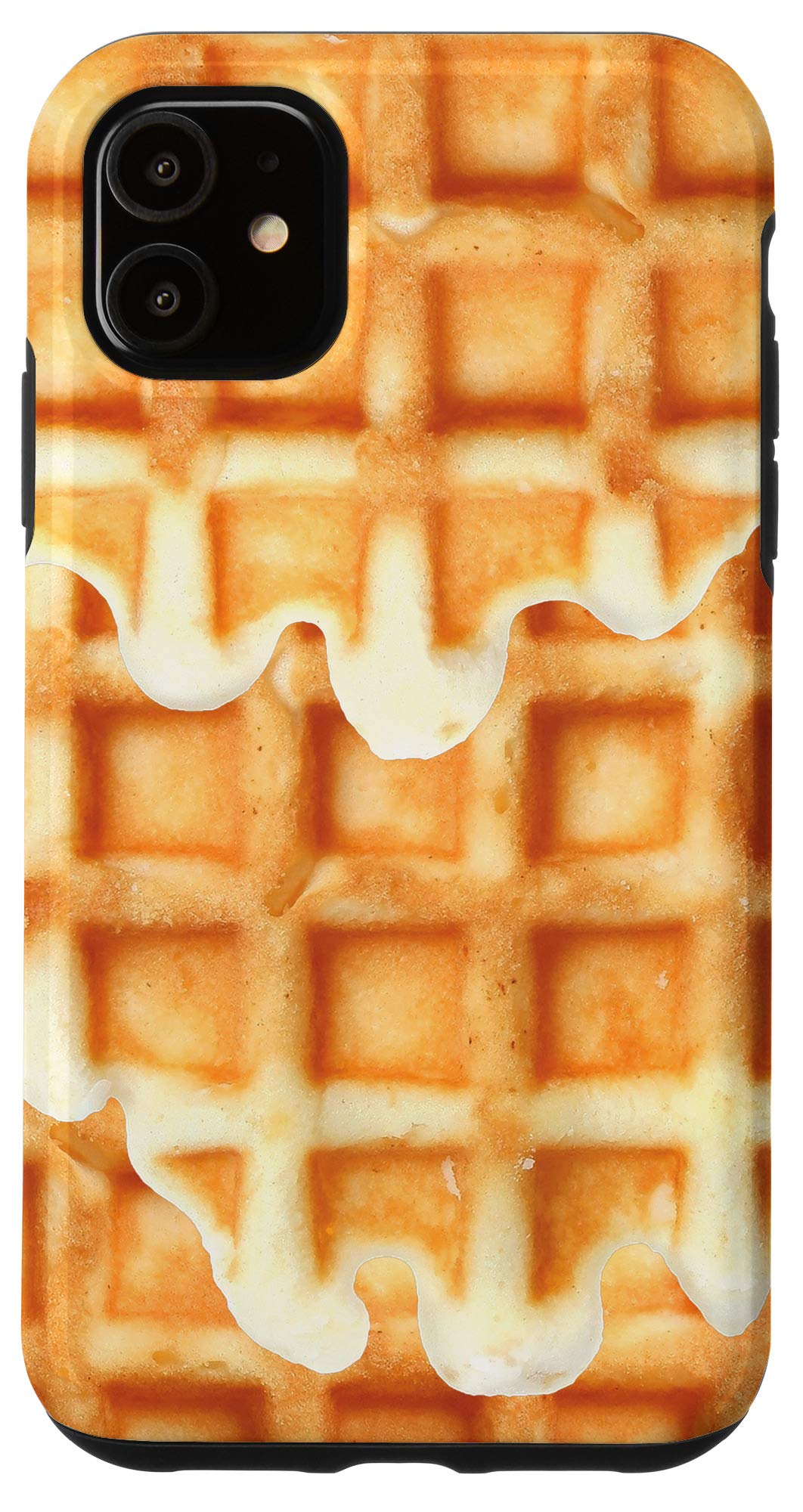 iPhone 11 Case - Cute Waffle Design Protective Phone Cover for Women & Girls - Perfect for Everyday Use, Travel, and School