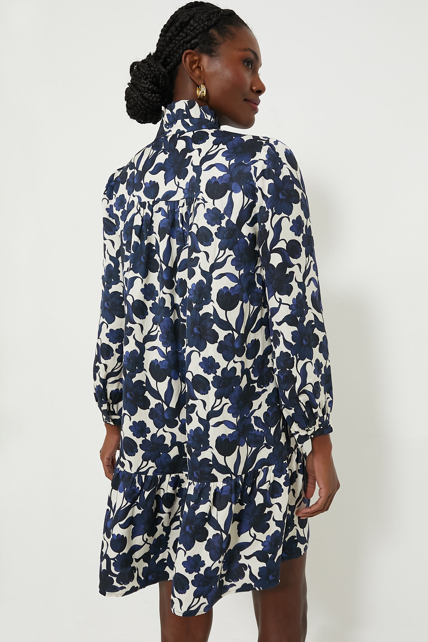 Blue Poppy Palmerston Floral Print Summer Dress for Women - Perfect for Beach Vacations, Garden Parties & Casual Outings