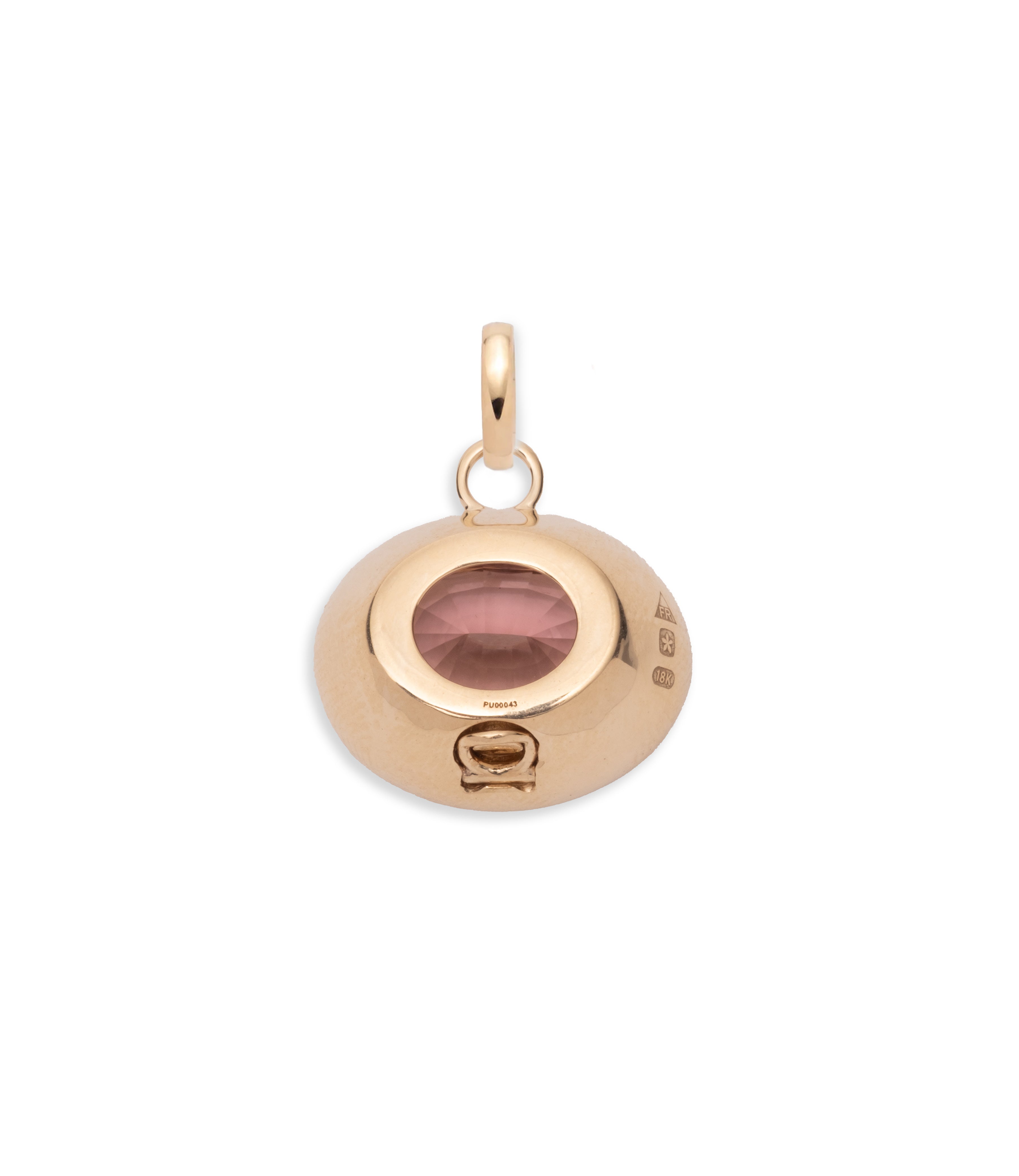 11.23ct Oval Cut Unique Bi-Color Tourmaline Gemstone Pendant Necklace in 14K Yellow Gold with Annex Link Chain - Perfect for Anniversary Gifts, Valentine's Day & Special Occasions